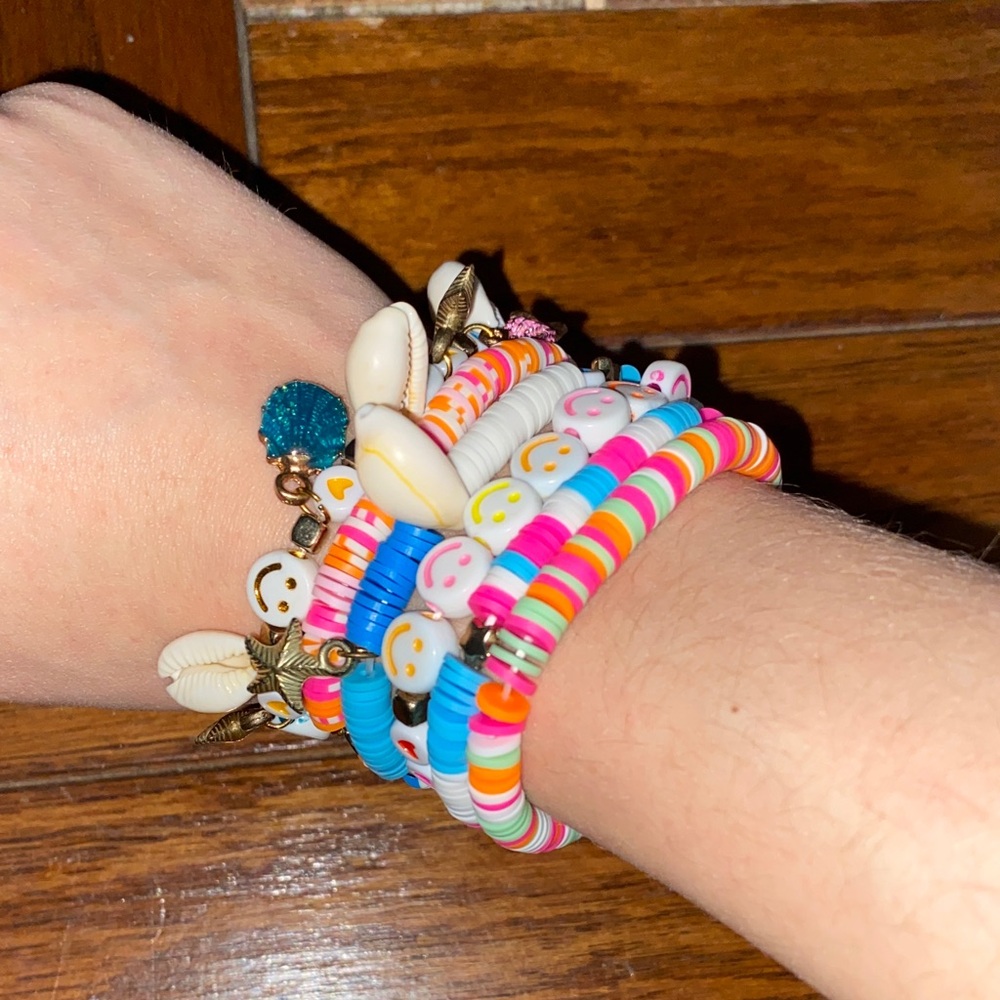 Colorful Beaded Bracelet Set